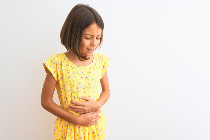 Niña con gastritis