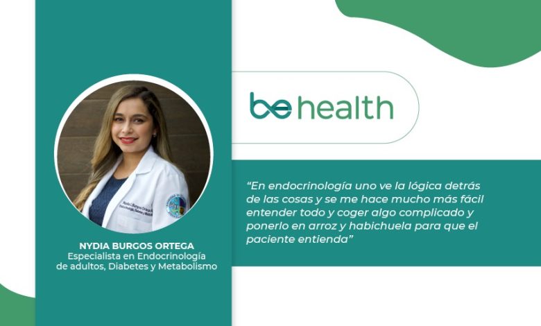 Imagen de endocrinóloga Nydia Burgos Ortega junto a una frase