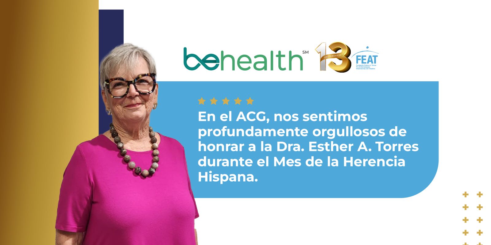 En el ACG, nos sentimos profundamente orgullosos de honrar a la Dra. Esther A. Torres durante el Mes de la Herencia Hispana.