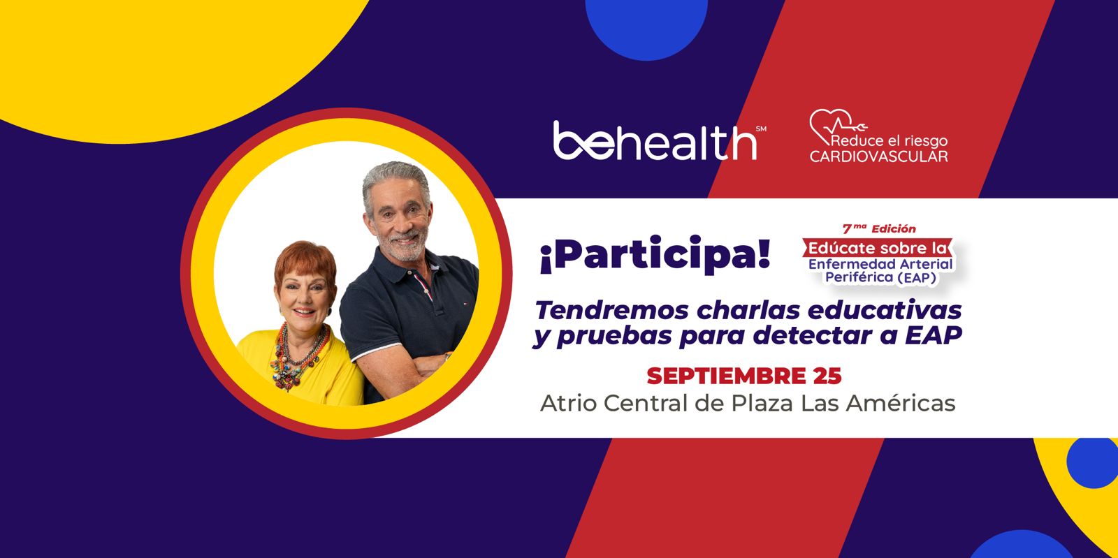 "Edúcate sobre la Enfermedad Arterial Periférica": Participa y cuida tu salud cardiovascular